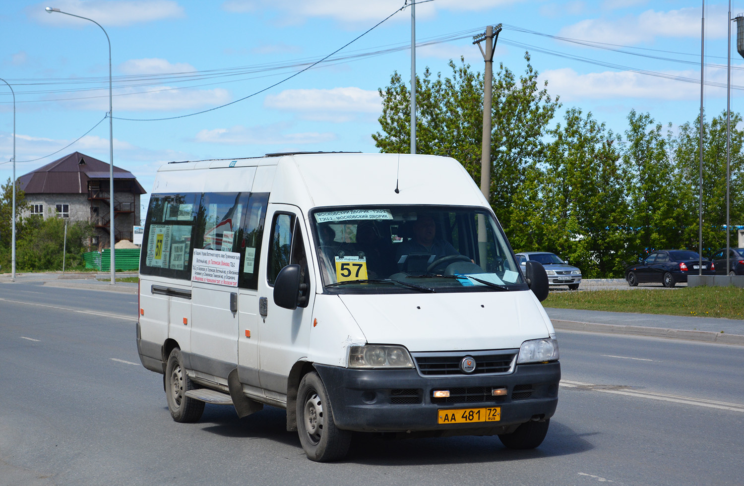 Тюменская область, FIAT Ducato 244 CSMMC-RLL, -RTL № АА 481 72