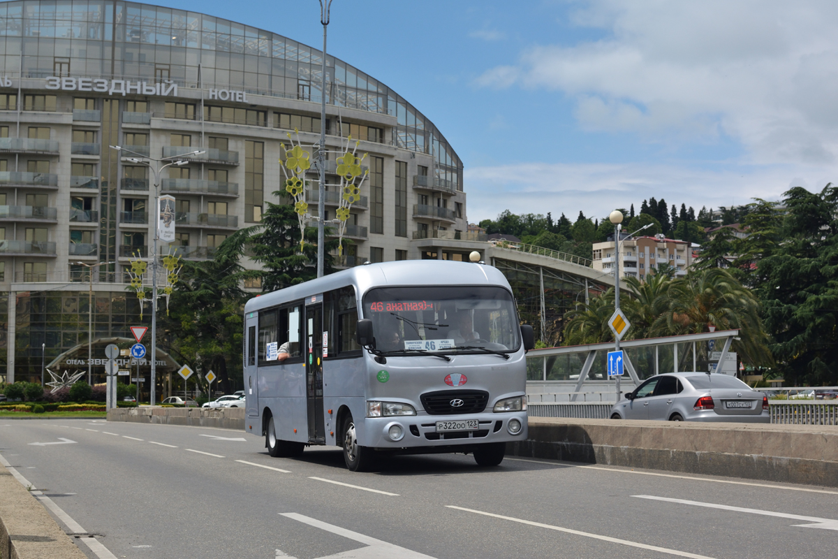 Краснодарский край, Hyundai County LWB C09 (ТагАЗ) № Р 322 ОО 123