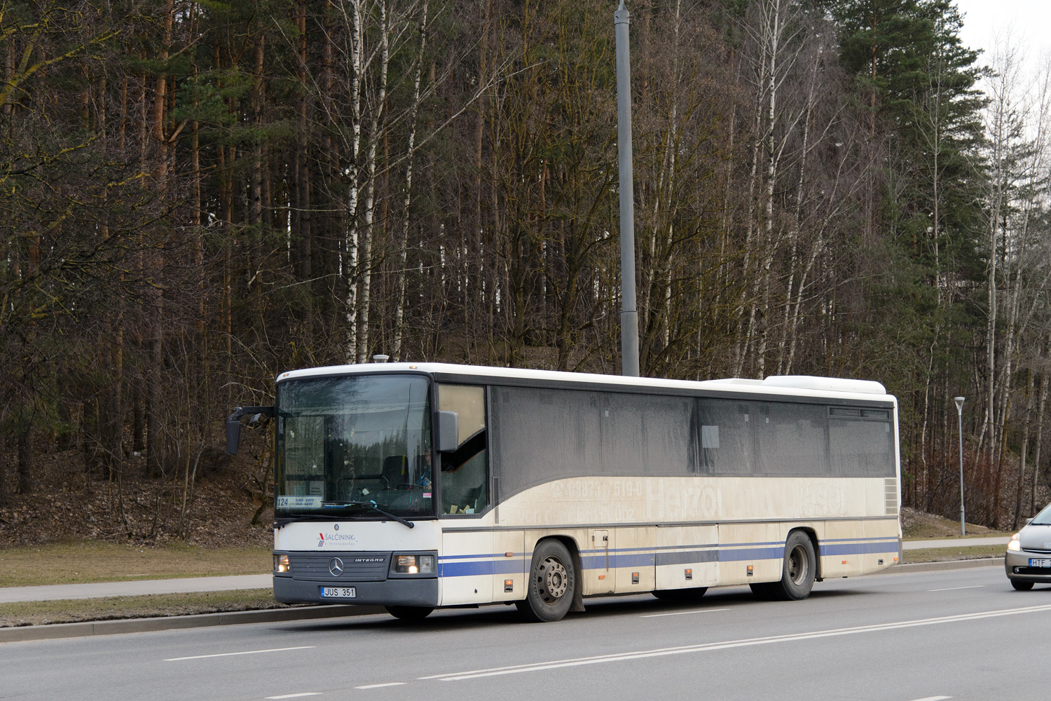 Литва, Mercedes-Benz O550 Integro № JUS 351