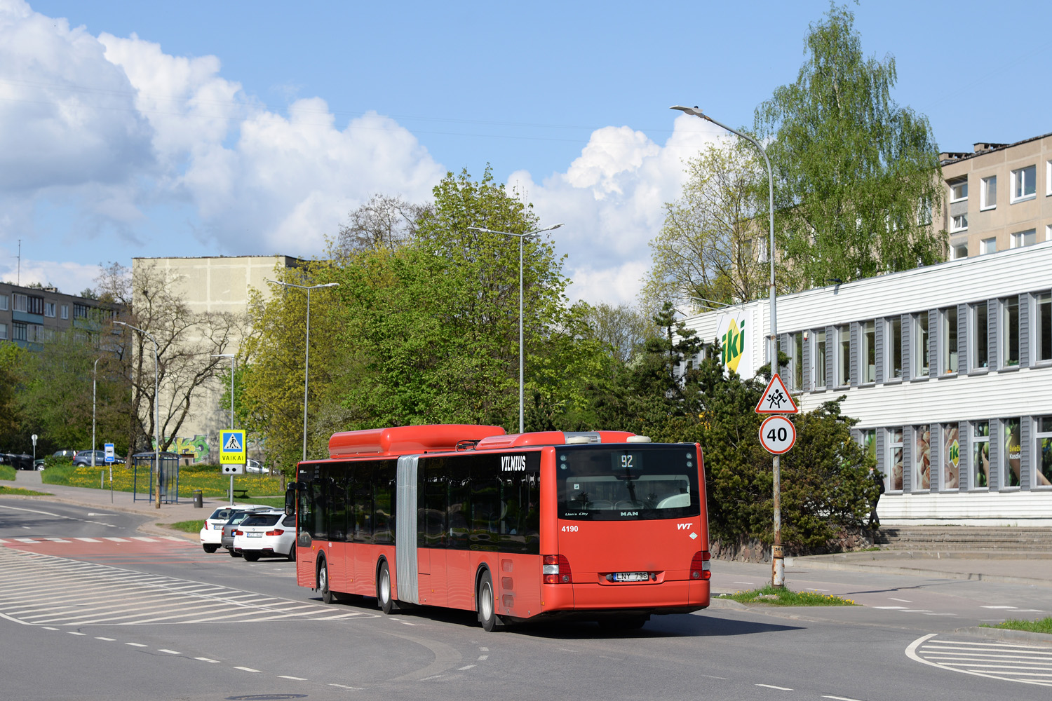 Литва, MAN A23 Lion's City G NG313 CNG № 4190