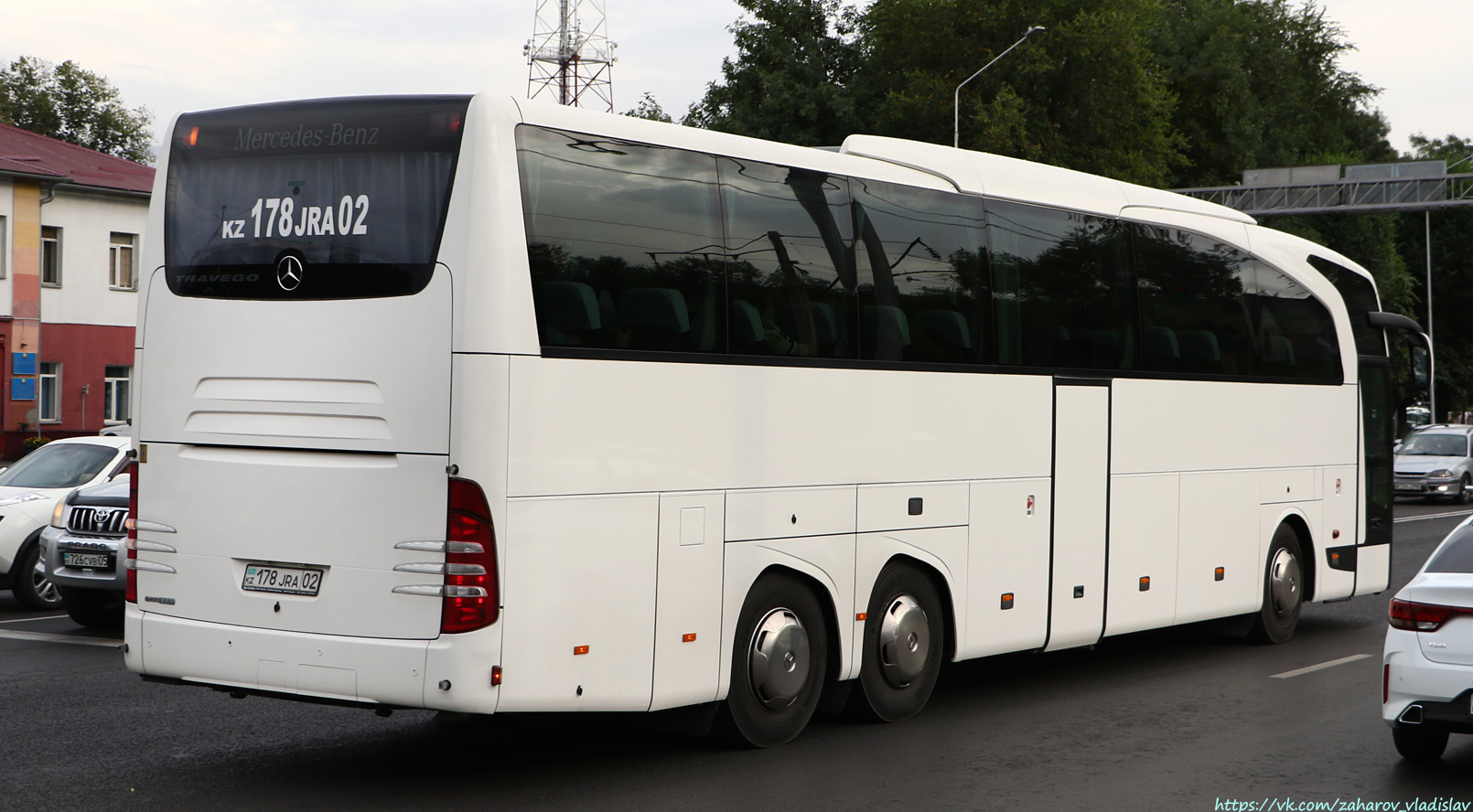 Алматы, Mercedes-Benz Travego II M 16RHD facelift № 178 JRA 02