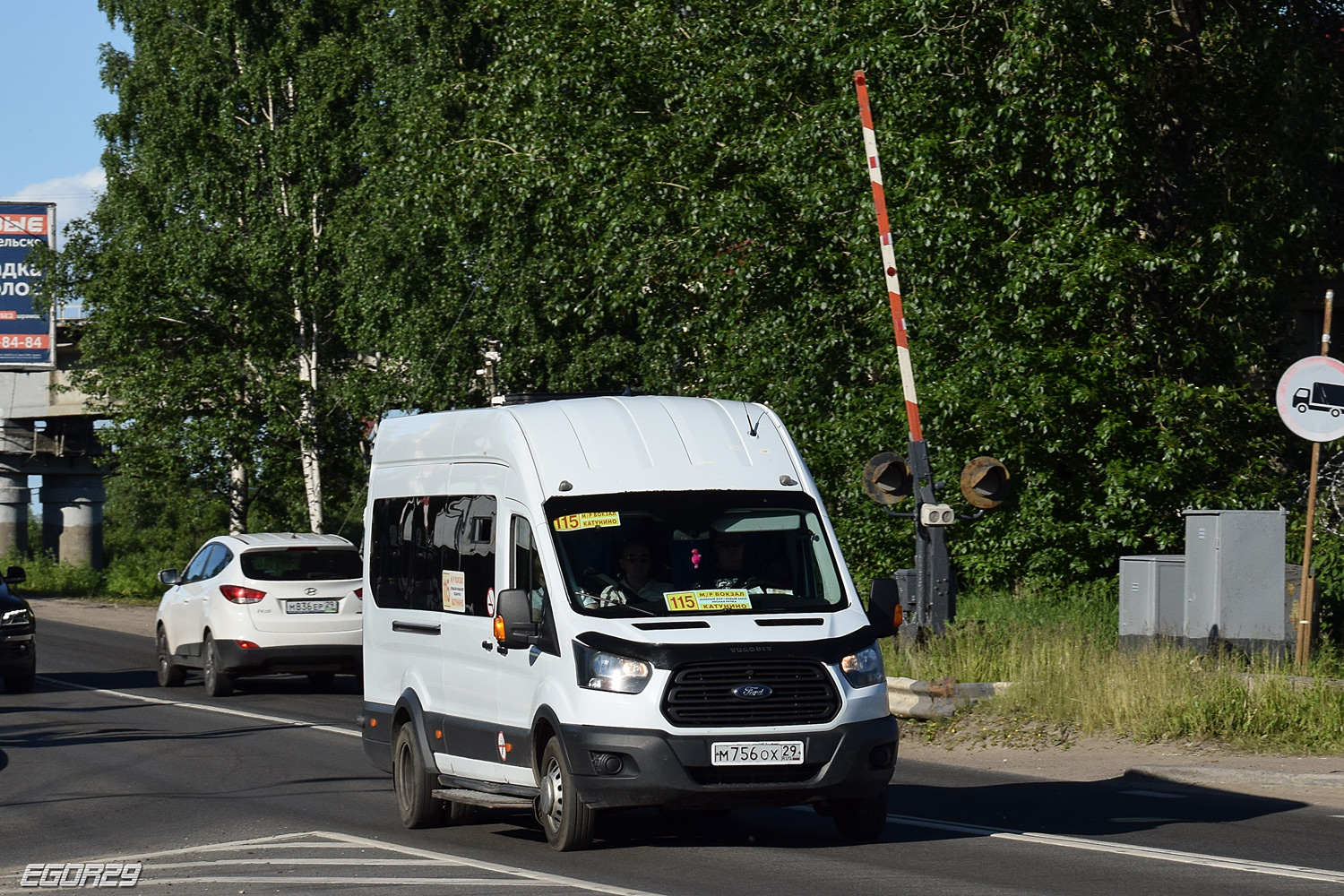 Архангельская область, Ford Transit FBD [RUS] (Z6F.ESG.) № М 756 ОХ 29