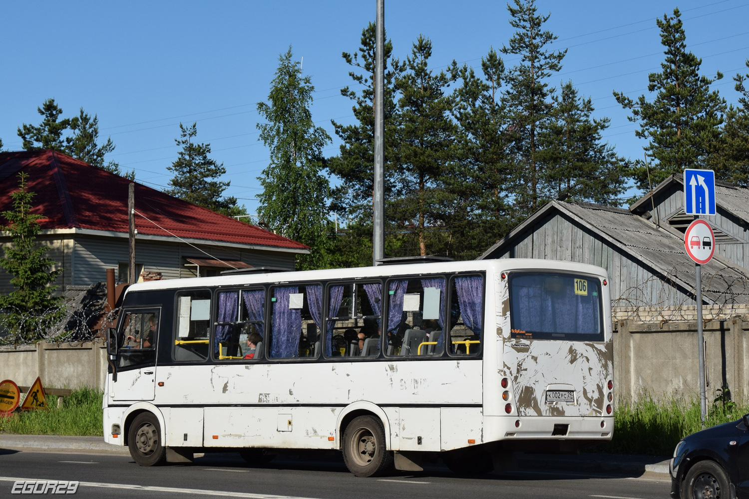 Архангельская область, ПАЗ-320412-04 "Вектор" № К 002 РС 29