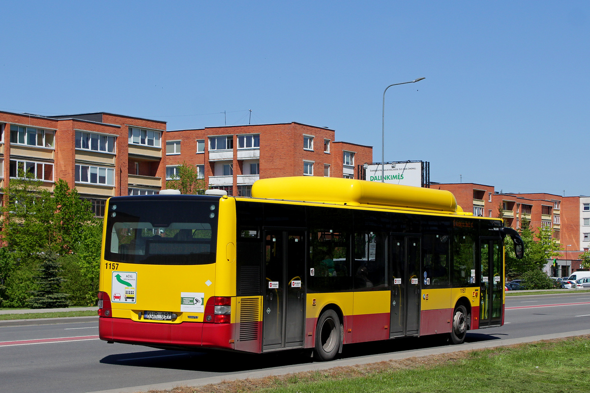 Литва, MAN A21 Lion's City NL273 CNG № 1157