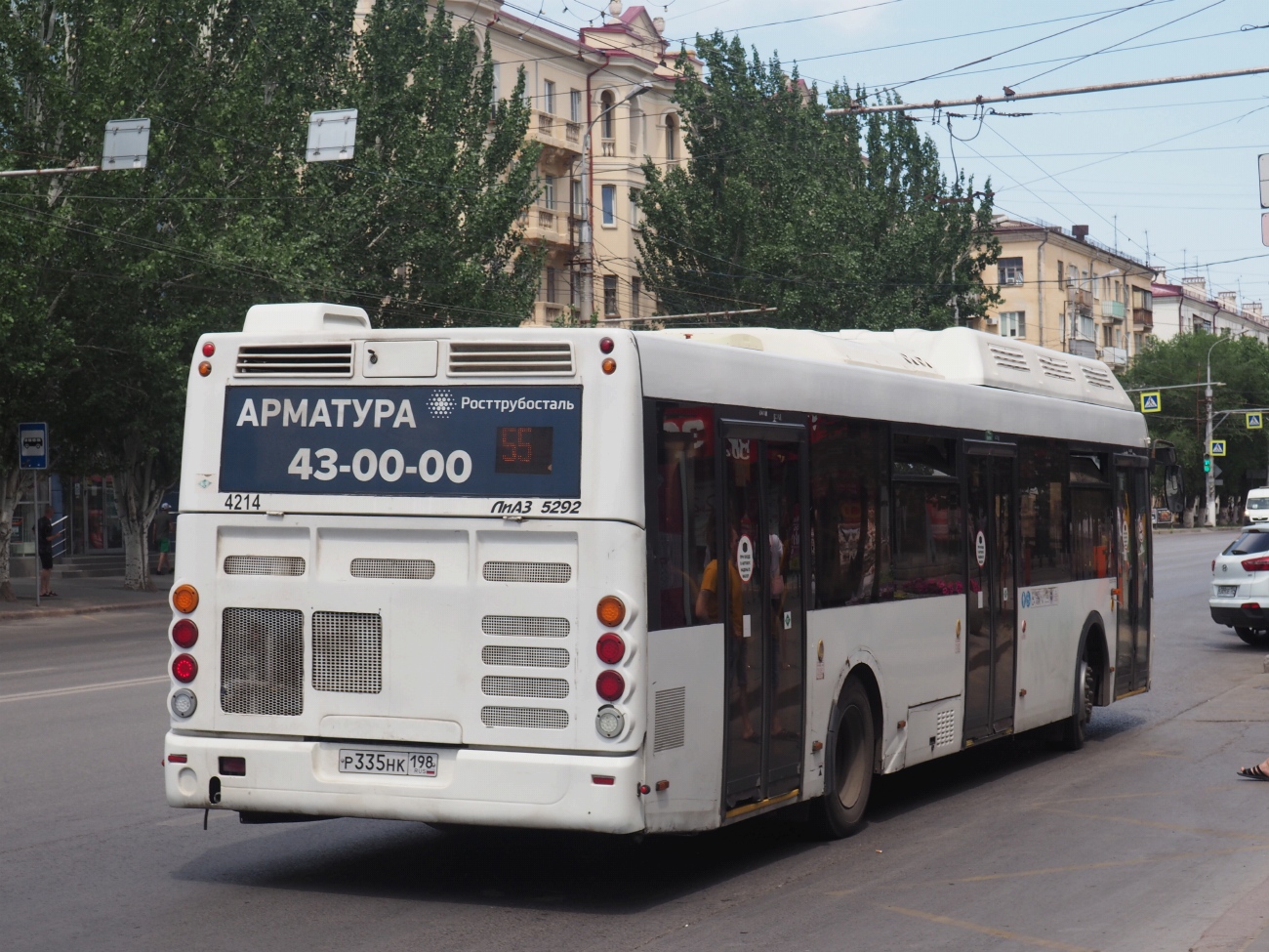 Волгоградская область, ЛиАЗ-5292.67 (CNG) № 4214