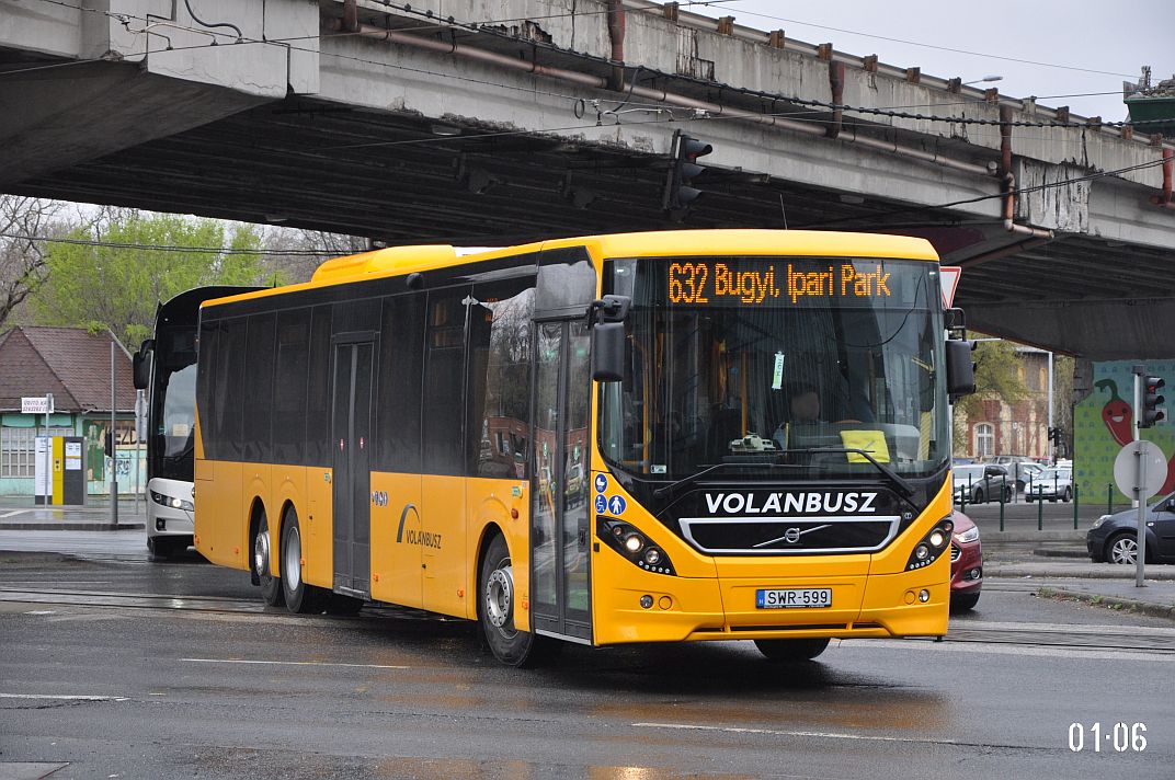 Венгрия, Volvo 8900BLE № SWR-599