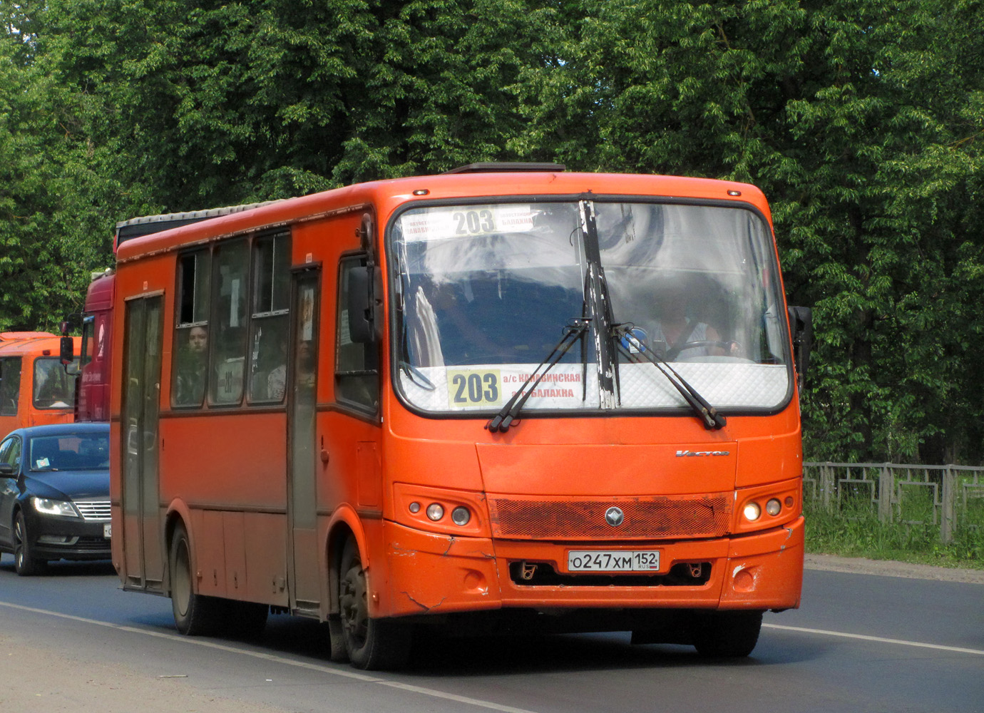 Нижегородская область, ПАЗ-320414-05 "Вектор" № О 247 ХМ 152