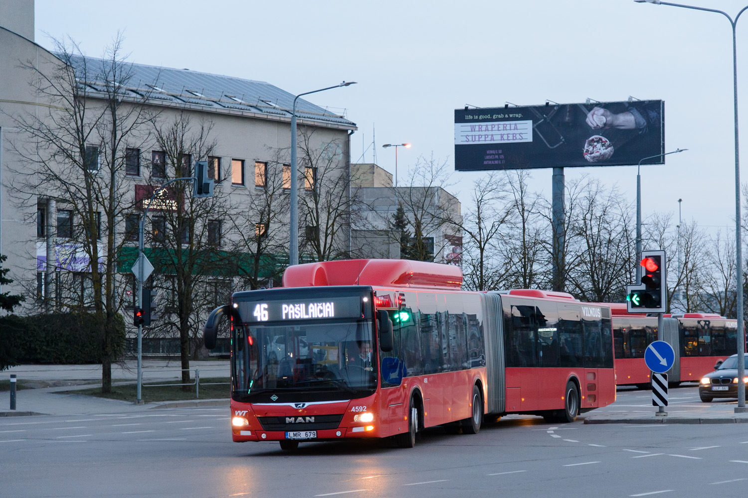 Литва, MAN A23 Lion's City G NG313 CNG № 4592