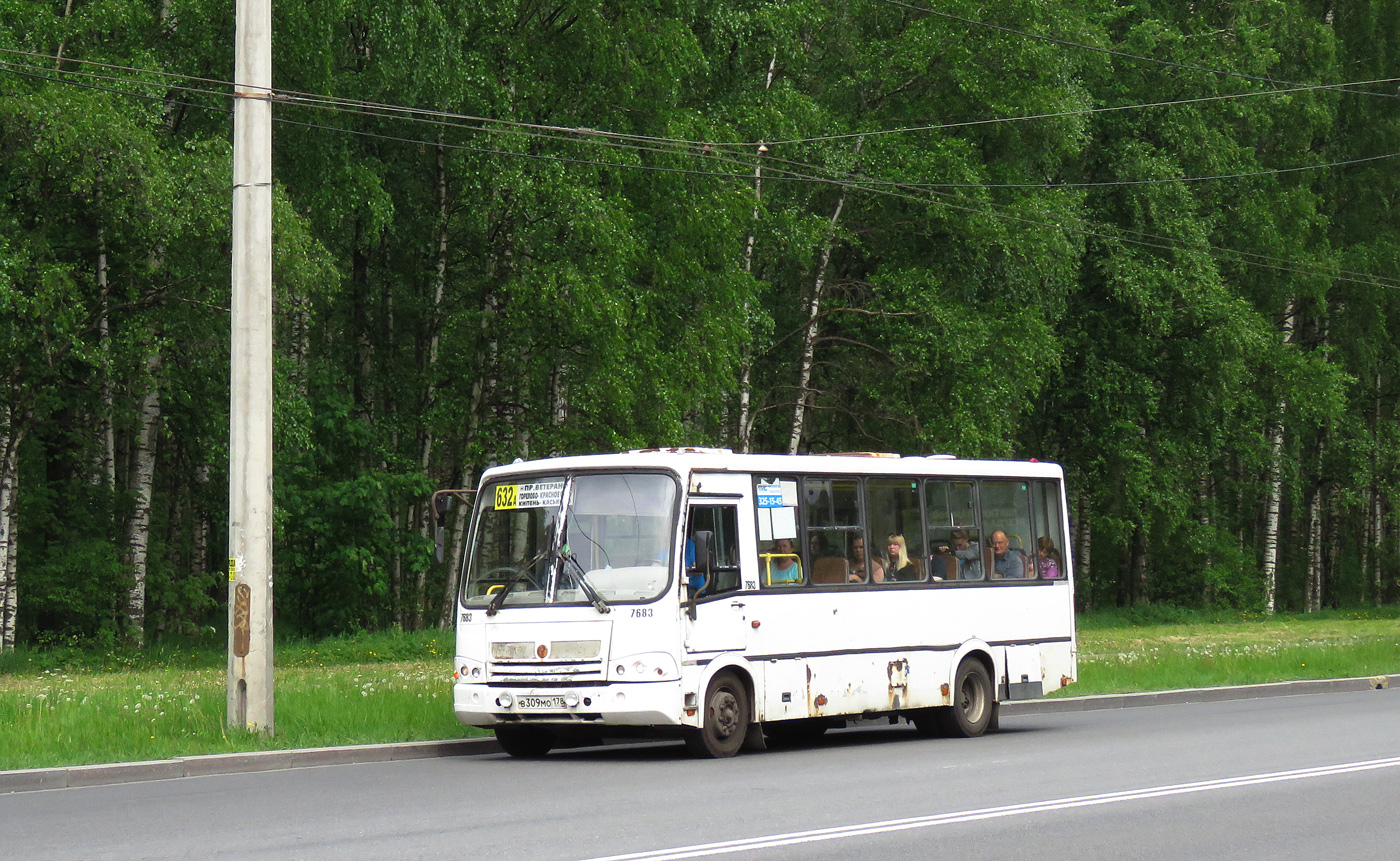 Санкт-Петербург, ПАЗ-320412-05 № 7683