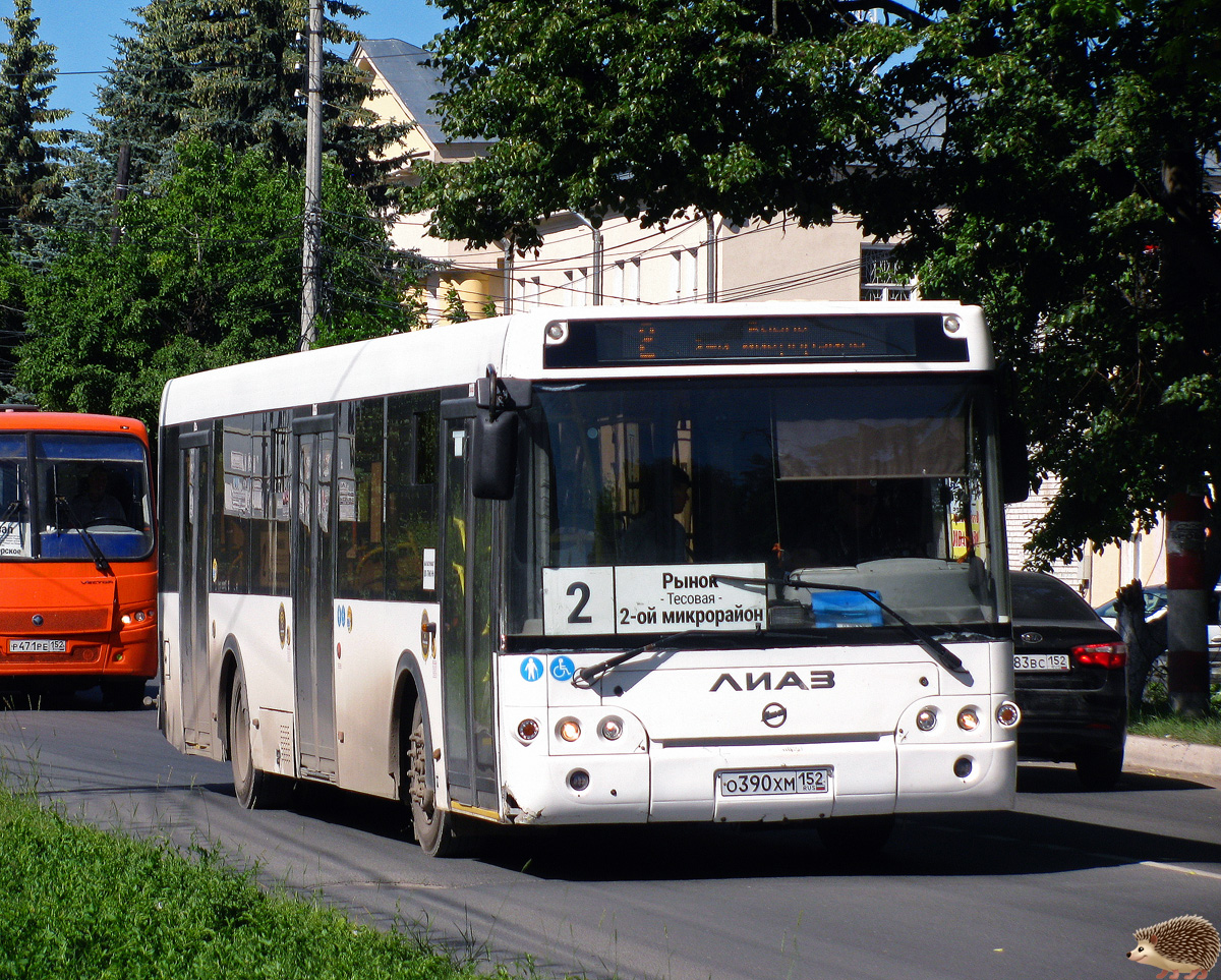 Nizhegorodskaya region, LiAZ-5292.65 # О 390 ХМ 152