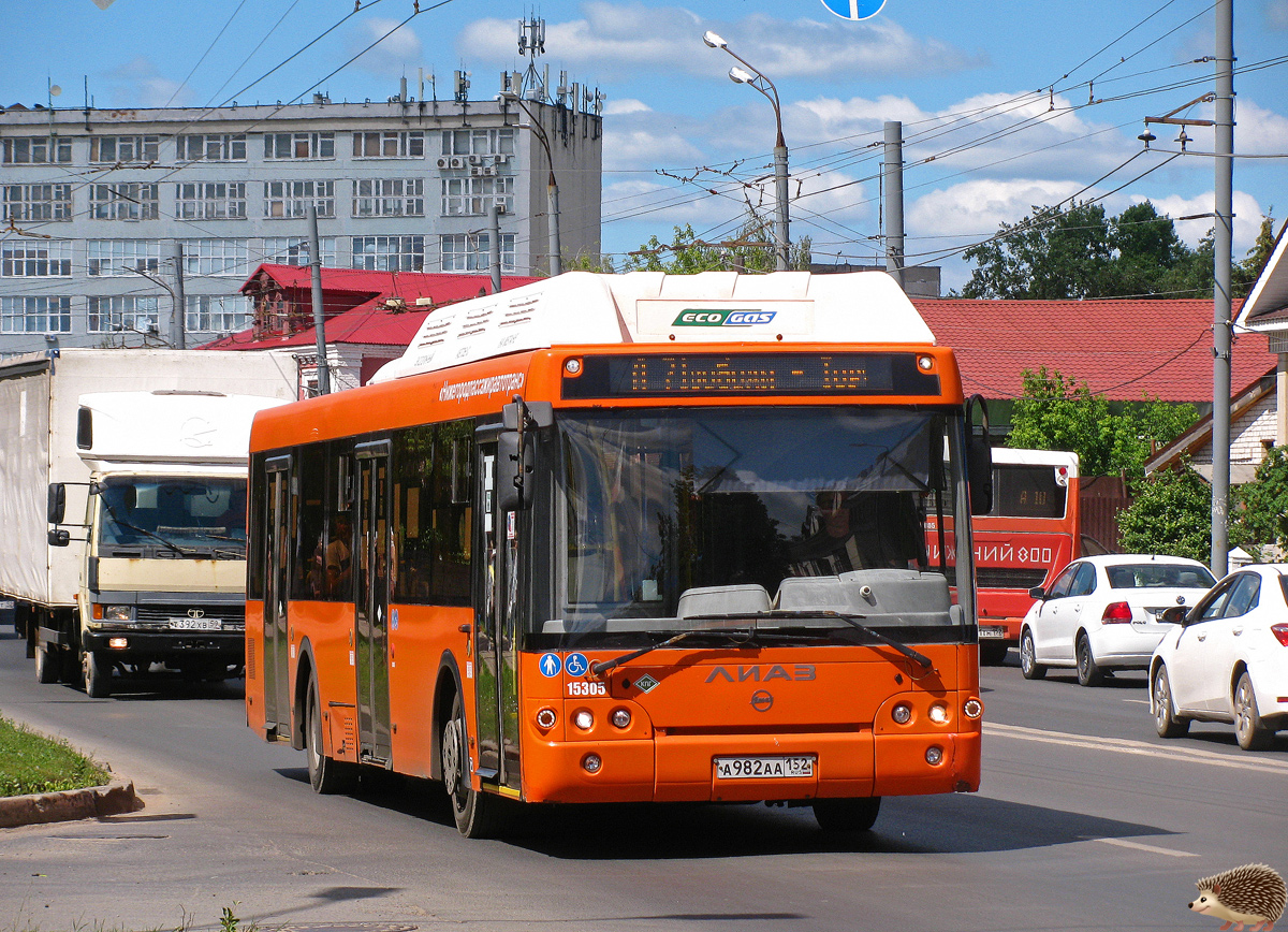 Нижегородская область, ЛиАЗ-5292.67 (CNG) № 15305