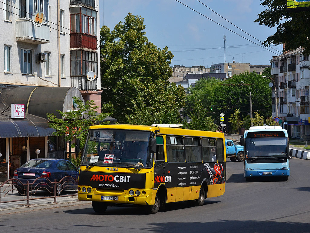 Волынская область, Богдан А09202 № AC 0189 EK; Волынская область, VDL Berkhof Ambassador 200 № 21