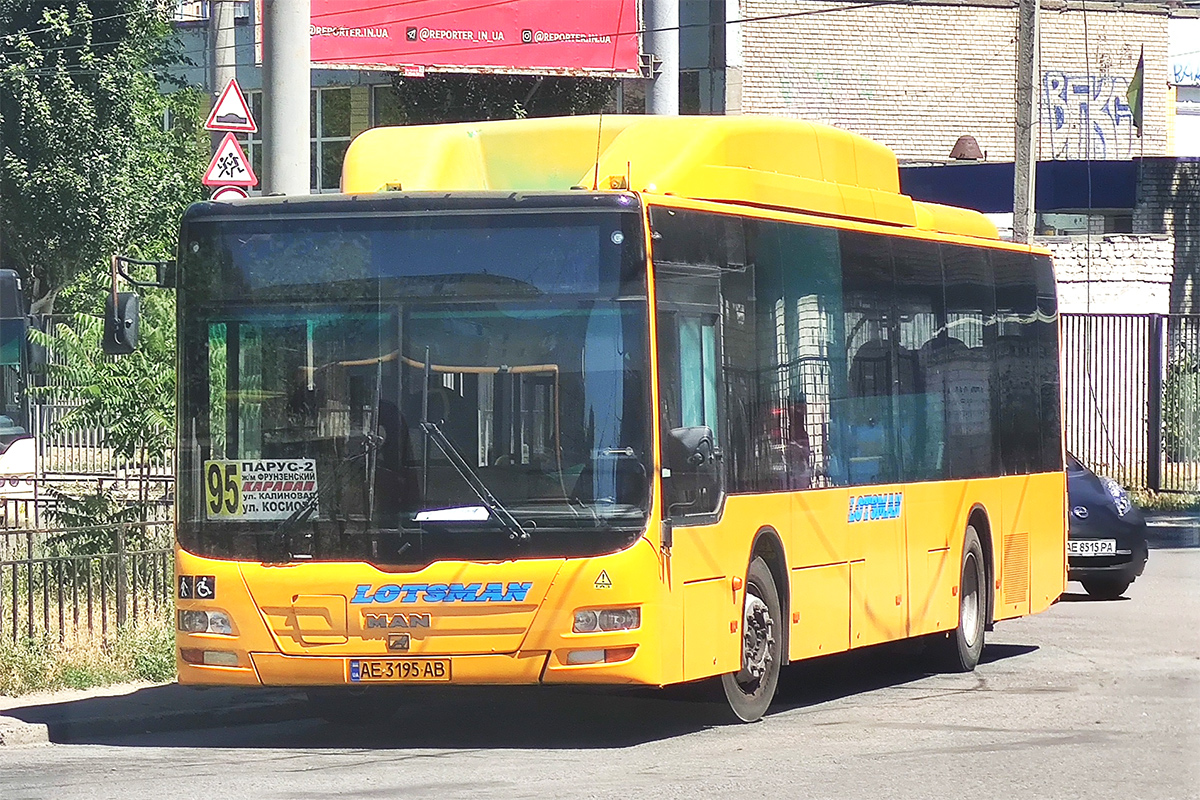 Днепропетровская область, MAN A21 Lion's City NL313 CNG № AE 3195 AB