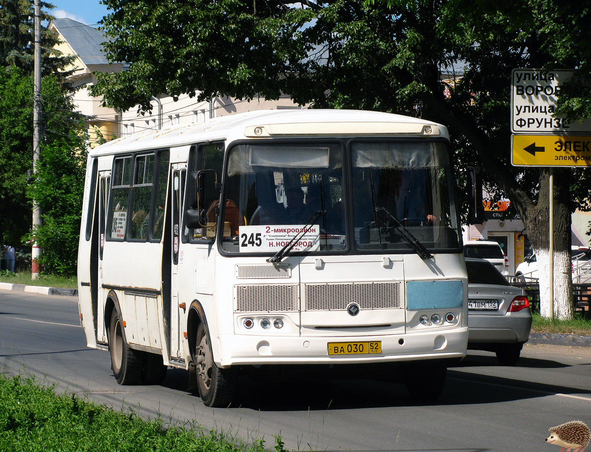 Нижегородская область, ПАЗ-4234-04 № ВА 030 52