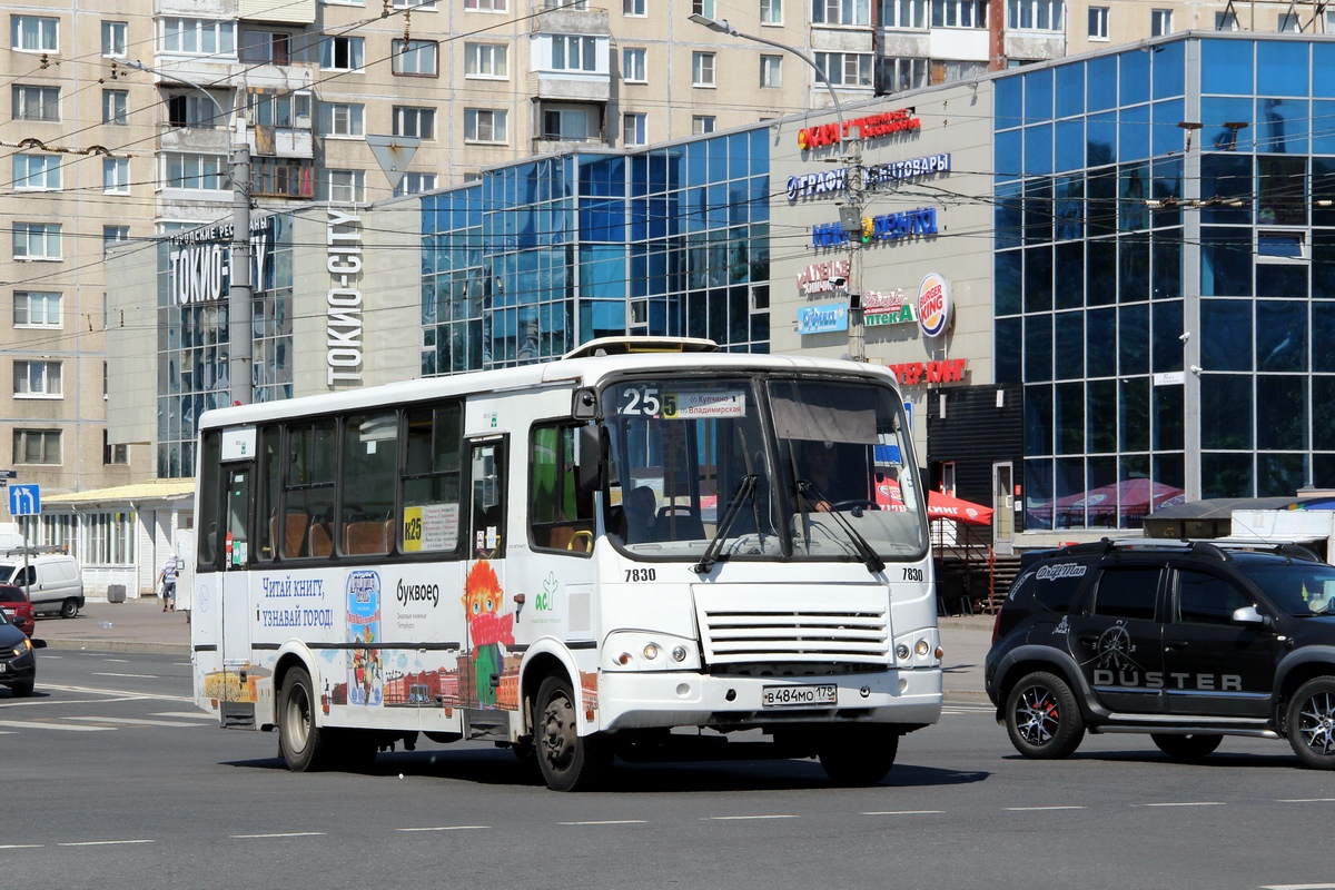 Санкт-Петербург, ПАЗ-320412-05 № 7830