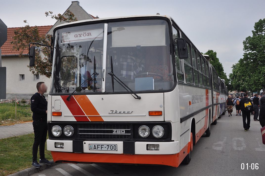 Венгрия, Ikarus 280 (Vasi Volán) № AFF-700; Венгрия — III. Nemzetközi Ikarus Találkozó, Tapolca (2022)