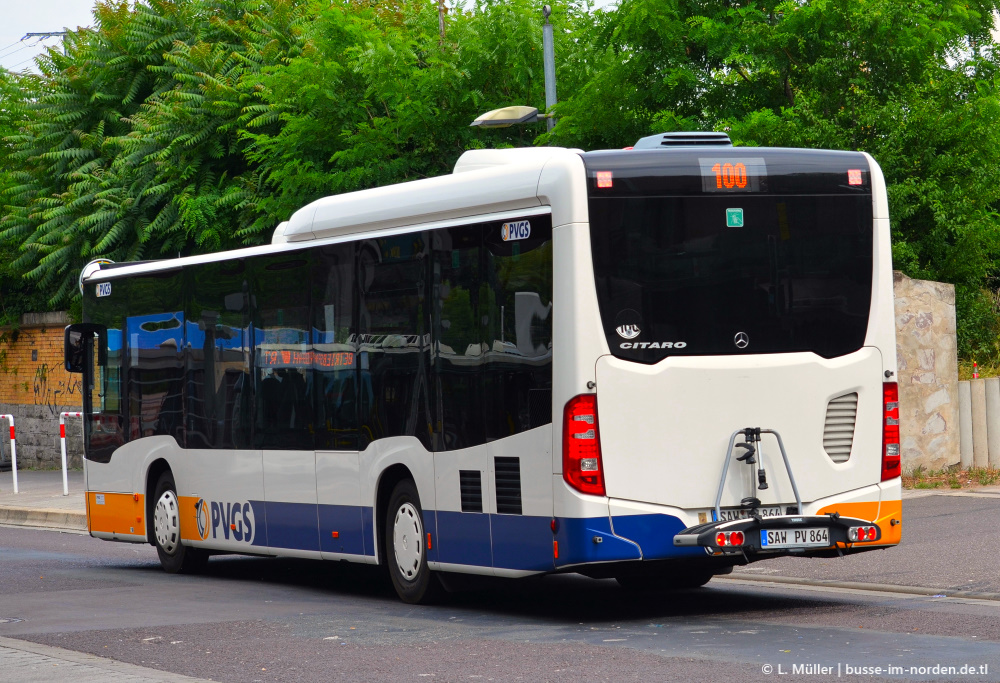 Саксония-Анхальт, Mercedes-Benz Citaro C2 LE Ü № SAW-PV 864