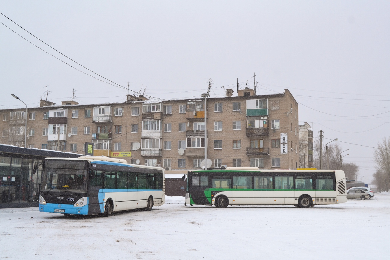 Астана, Irisbus Citelis 12M № H336; Астана — Автовокзалы, автостанции, конечные остановки