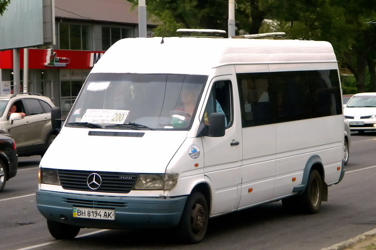 Одесская область, Mercedes-Benz Sprinter W904 412D № BH 8194 AK