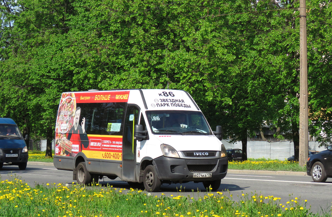 Санкт-Петербург, Нижегородец-2227UU (IVECO Daily) № n808