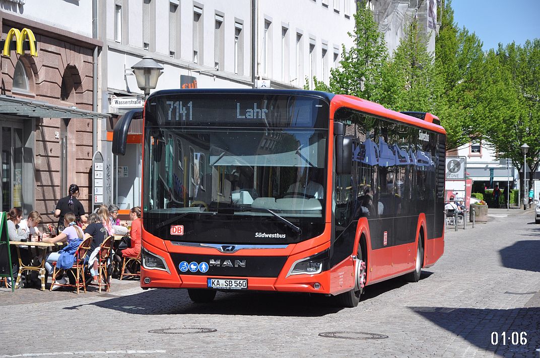 Баден-Вюртемберг, MAN 12C Lion's City 12 NL330 EfficientHybrid № KA-SB 560