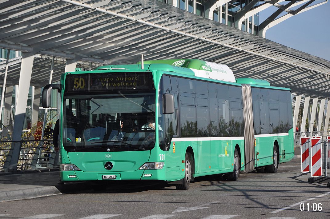 Швейцария, Mercedes-Benz O530G Citaro facelift G CNG № 701