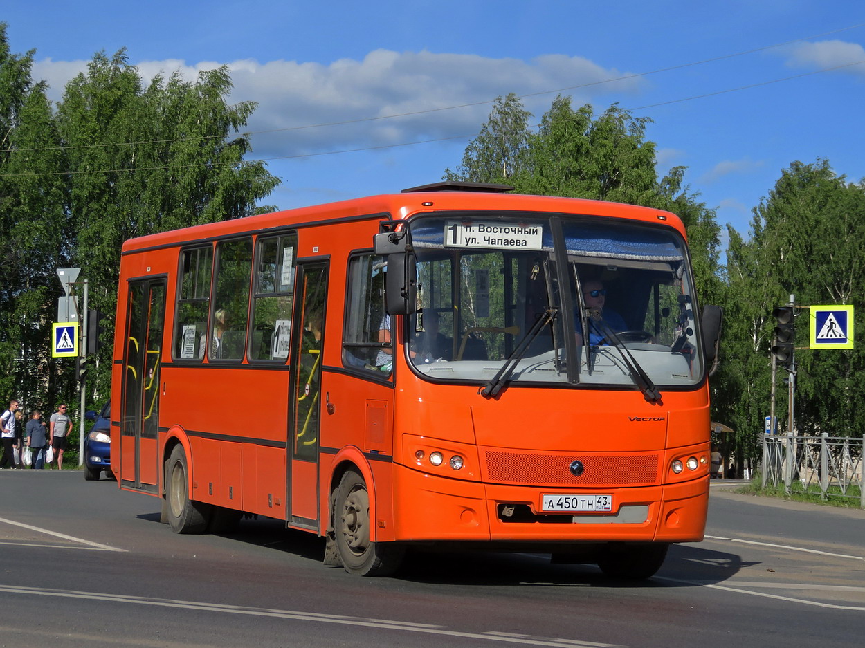 Кировская область, ПАЗ-320414-05 "Вектор" (1-2) № А 450 ТН 43