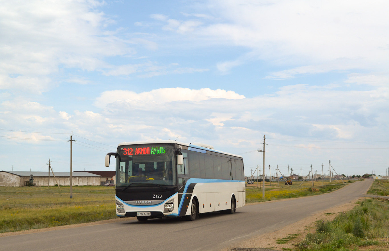 Astana, IVECO Crossway LINE 13M (SaryarkaAvtoProm) č. Z128