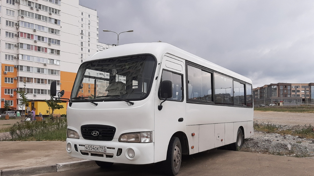 Краснодарский край, Hyundai County LWB C09 (ТагАЗ) № А 554 ОК 193