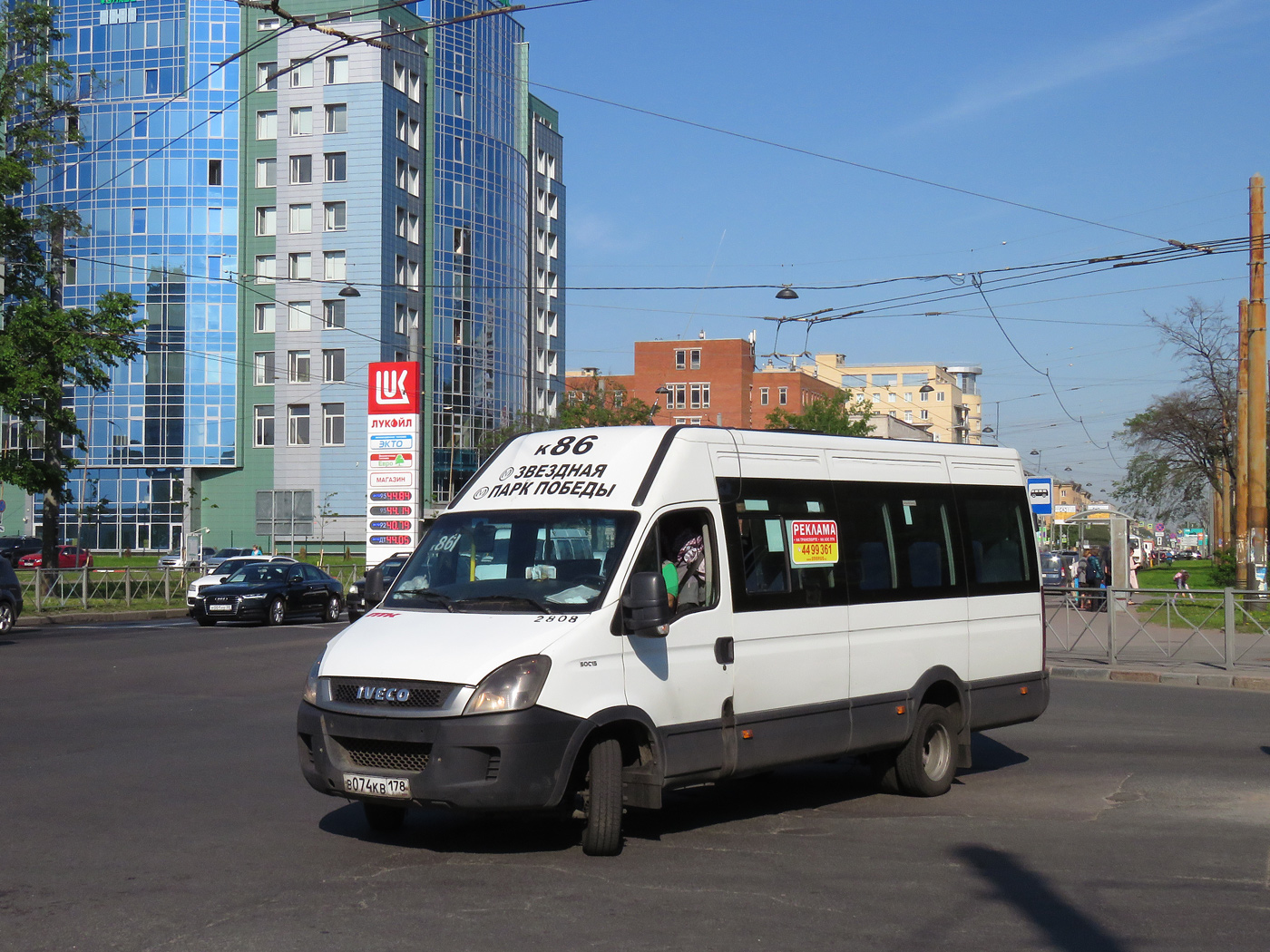Санкт-Петербург, Нижегородец-2227UU (IVECO Daily) № n808