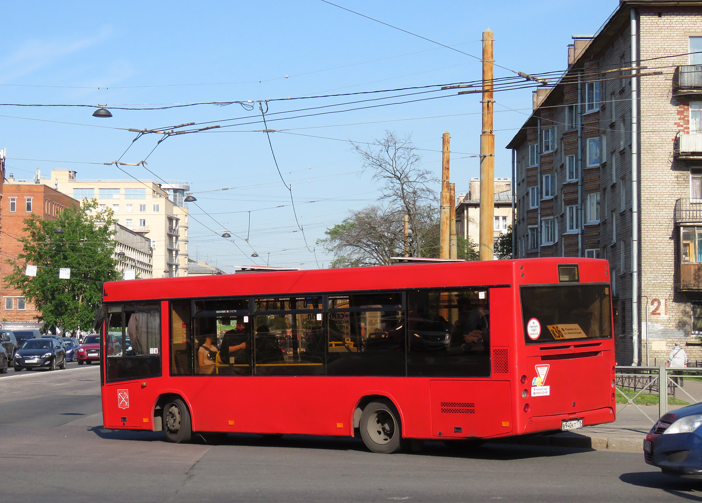 Санкт-Петербург, МАЗ-206.067 № В 940 КТ 178