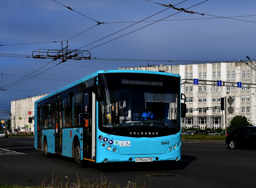 Санкт-Петербург, Volgabus-5270.G4 (LNG) № 6643