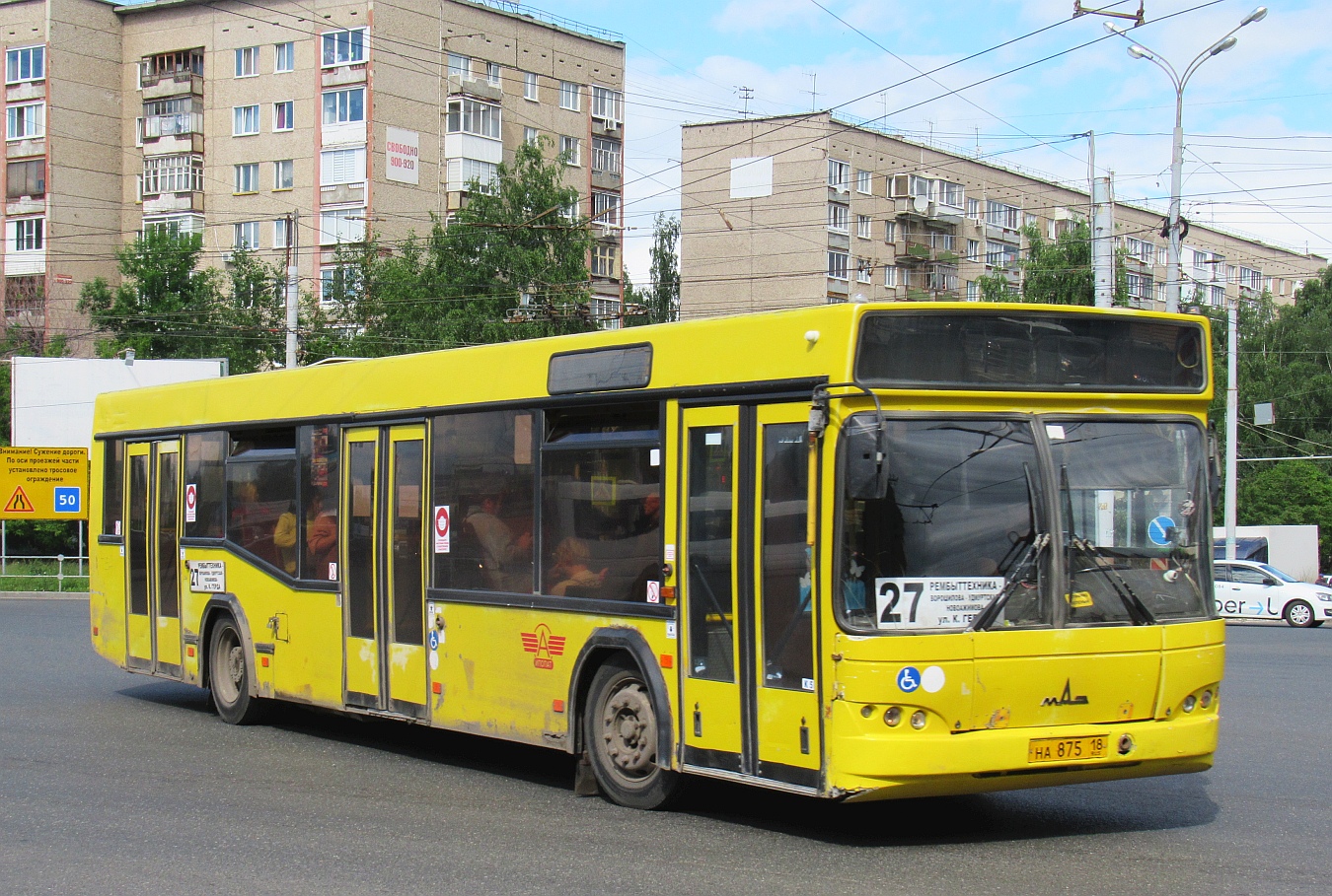 Udmurtia, MAZ-103.465 Nr. НА 875 18