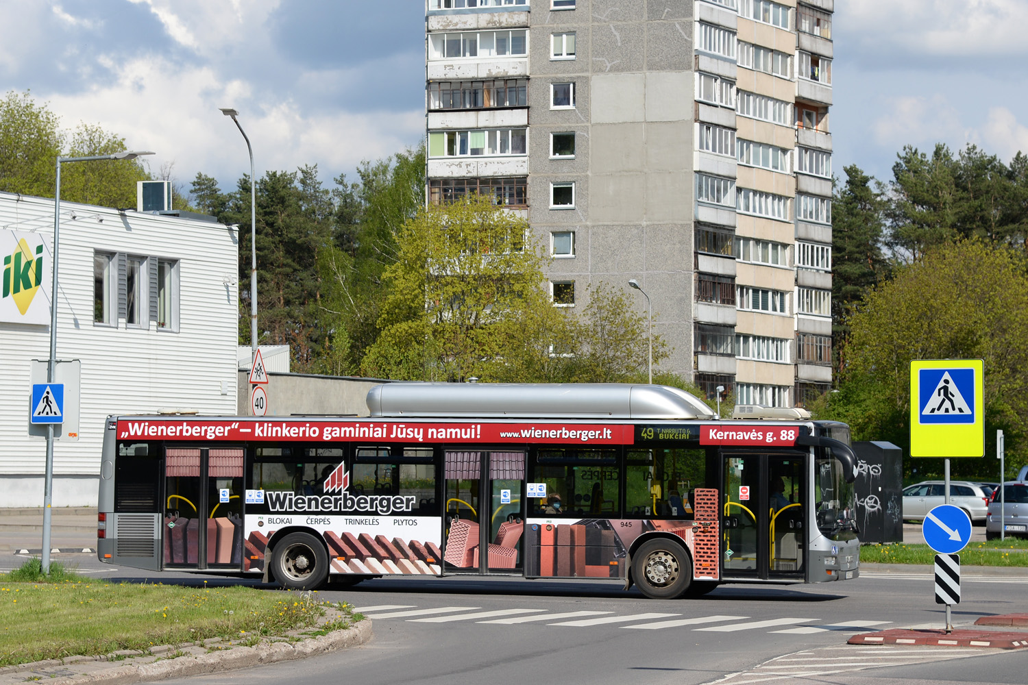 Литва, MAN A21 Lion's City NL273 CNG № 945