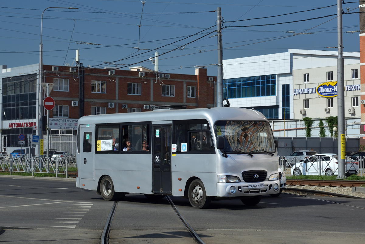 Краснодарский край, Hyundai County LWB C11 (ТагАЗ) № Т 446 АР 123