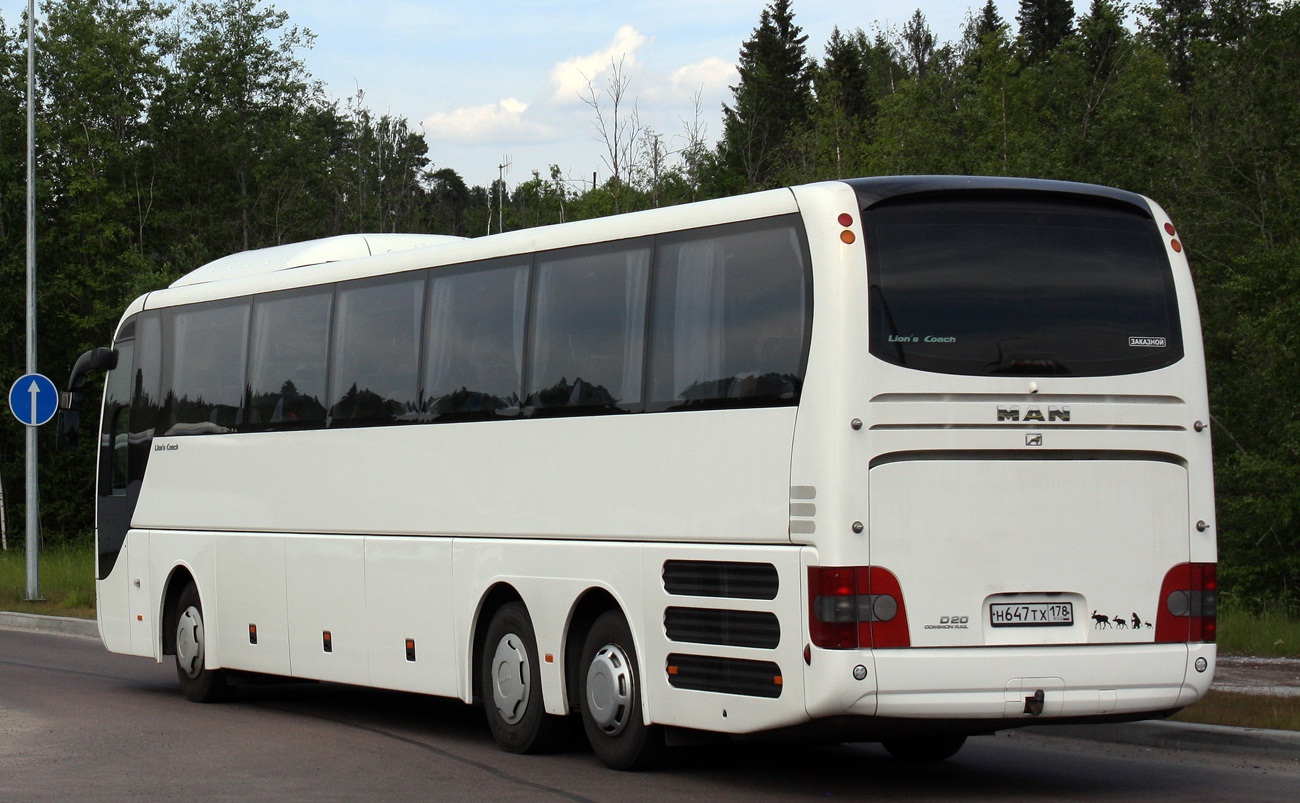Ленинградская область, MAN R08 Lion's Coach L RHC444 L № Н 647 ТХ 178