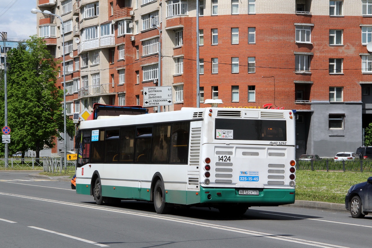 Санкт-Петербург, ЛиАЗ-5292.60 № 1424