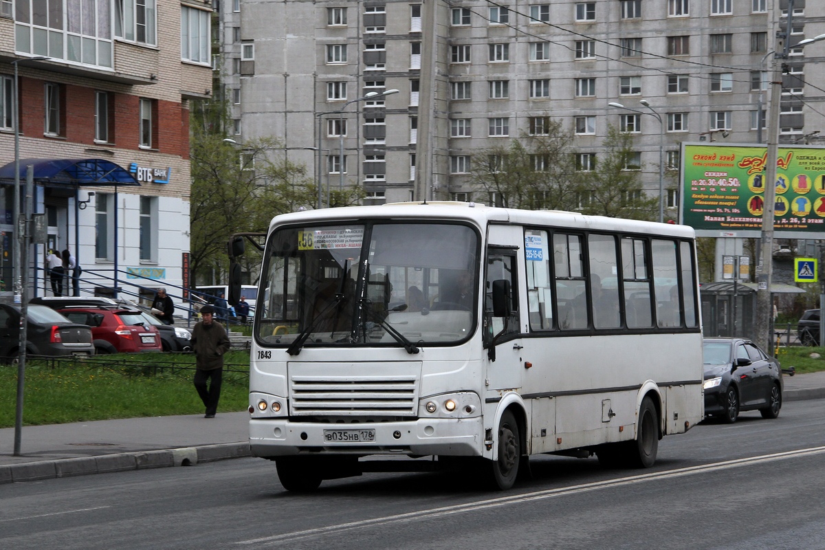 Санкт-Петербург, ПАЗ-320412-05 № 7843