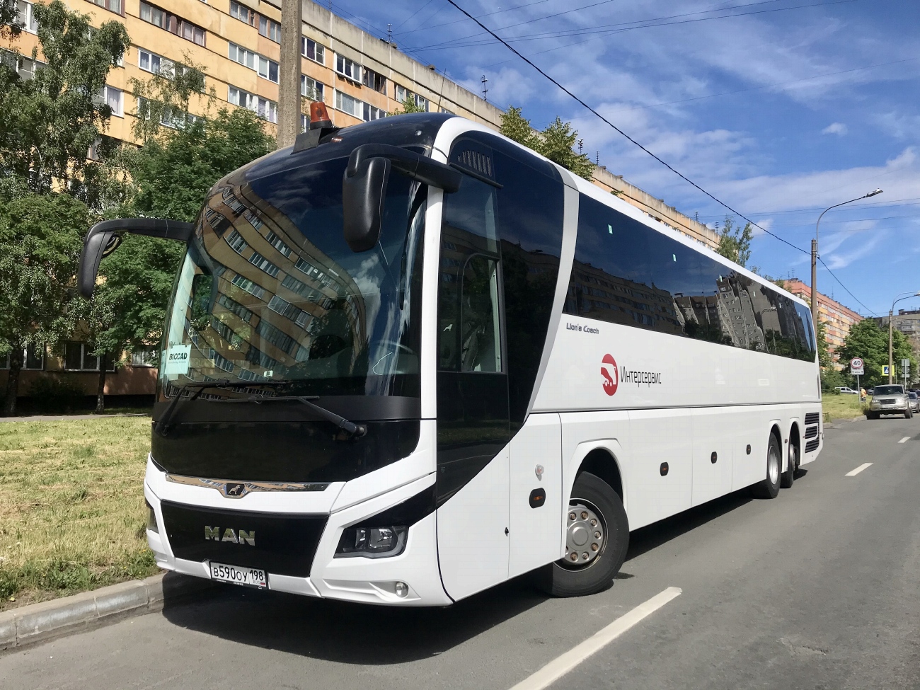 Санкт-Петербург, MAN R08 Lion's Coach L RHC444 L № В 590 ОУ 198