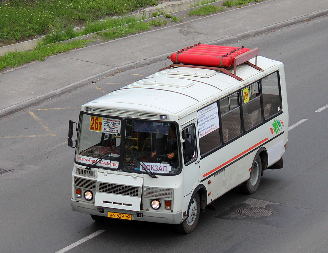 Кемеровская область - Кузбасс, ПАЗ-32054 № 829