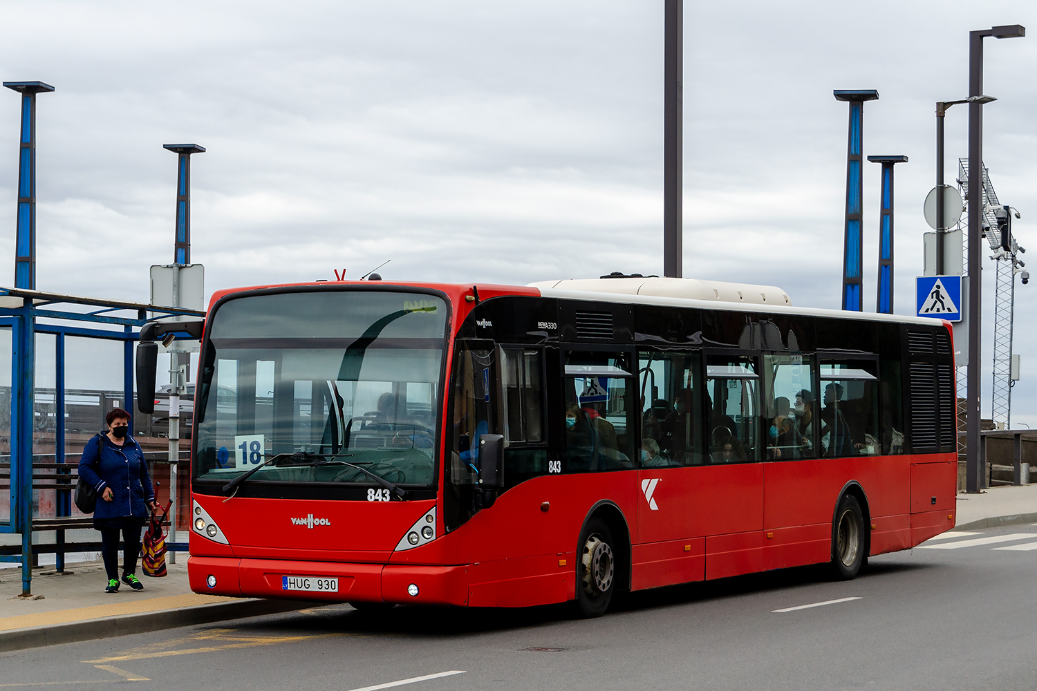 Литва, Van Hool New A330 № 843