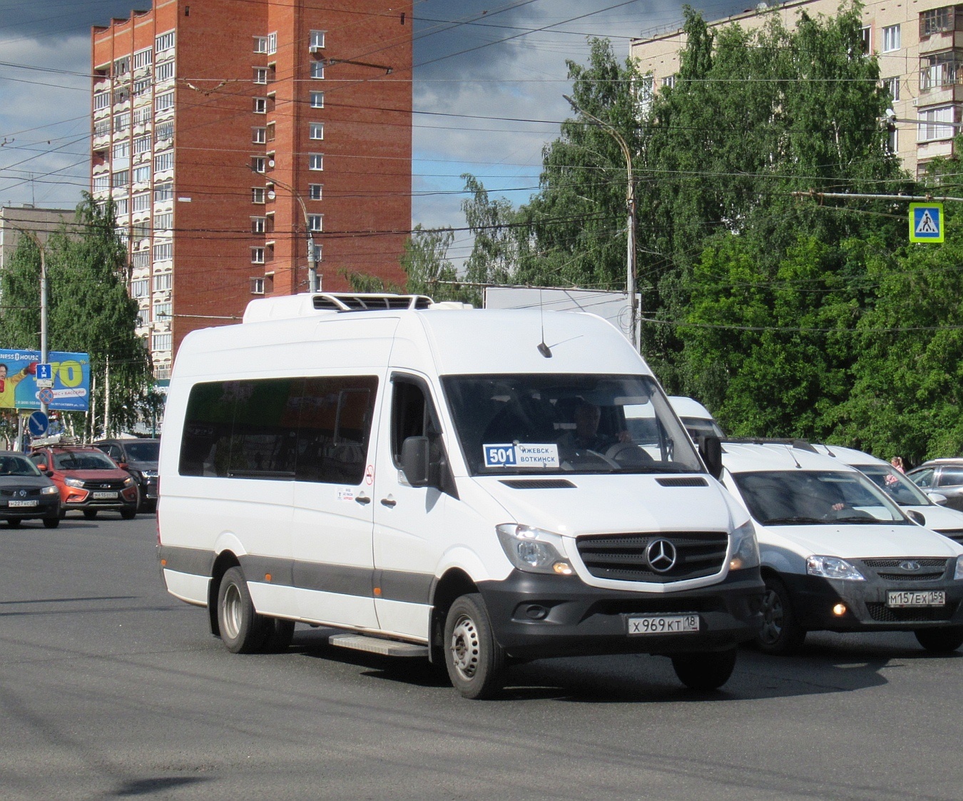 Удмуртия, Луидор-223602 (MB Sprinter) № Х 969 КТ 18