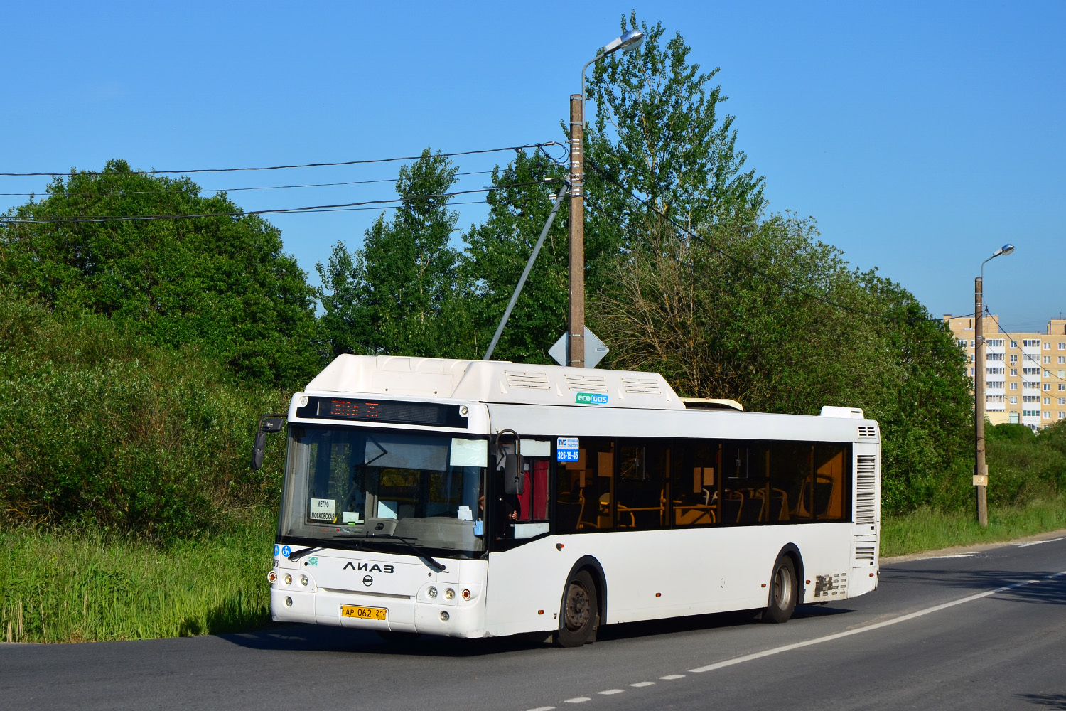 Санкт-Петербург, ЛиАЗ-5292.67 (CNG) № 4493