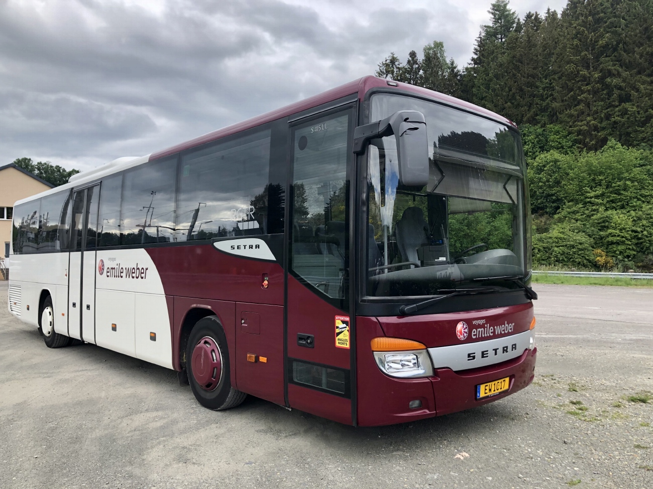 Люксембург, Setra S415UL № EW 1017