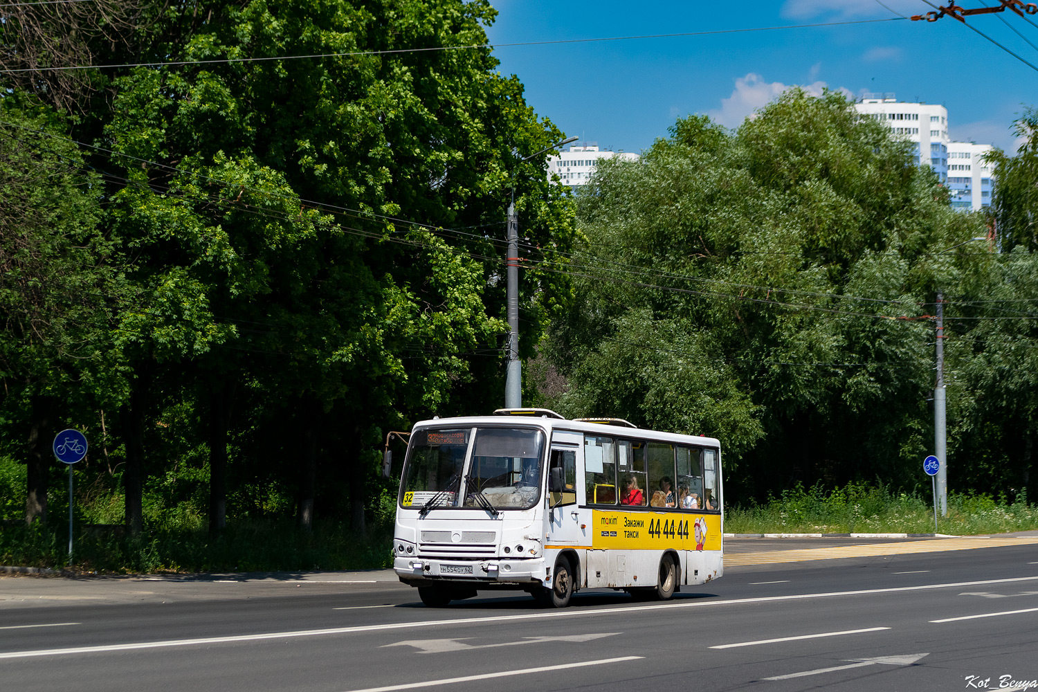 Рязанская область, ПАЗ-320402-03 № Н 554 ОУ 62