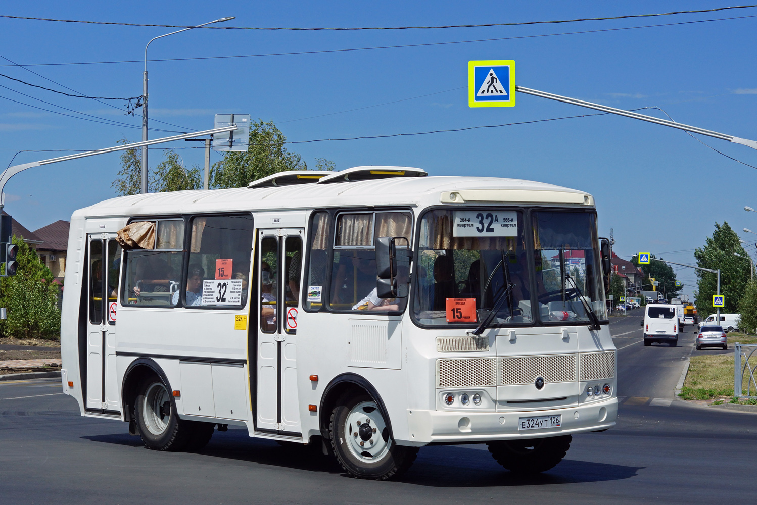 Ставропольский край, ПАЗ-32054 № Е 324 УТ 126