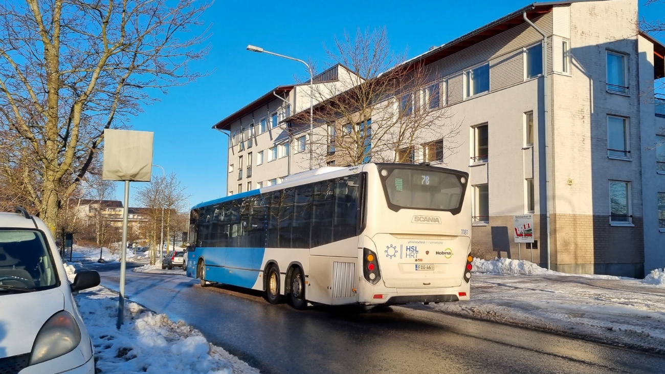 Финляндия, Scania Citywide LE Suburban 14.9 № 1181