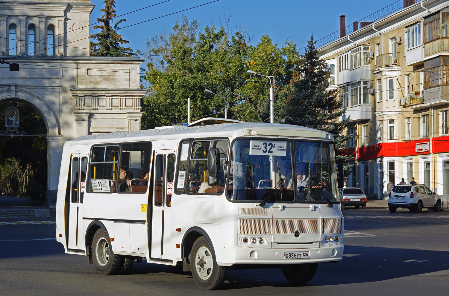 Ставропольский край, ПАЗ-32054 № В 836 УТ 126