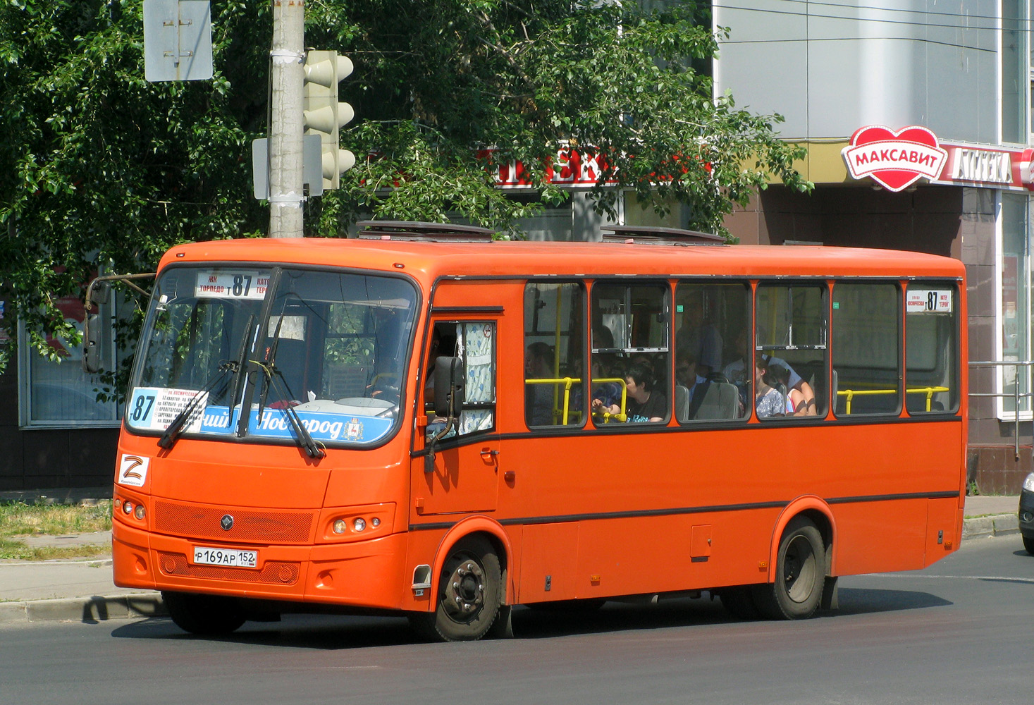 Нижегородская область, ПАЗ-320414-05 "Вектор" № Р 169 АР 152