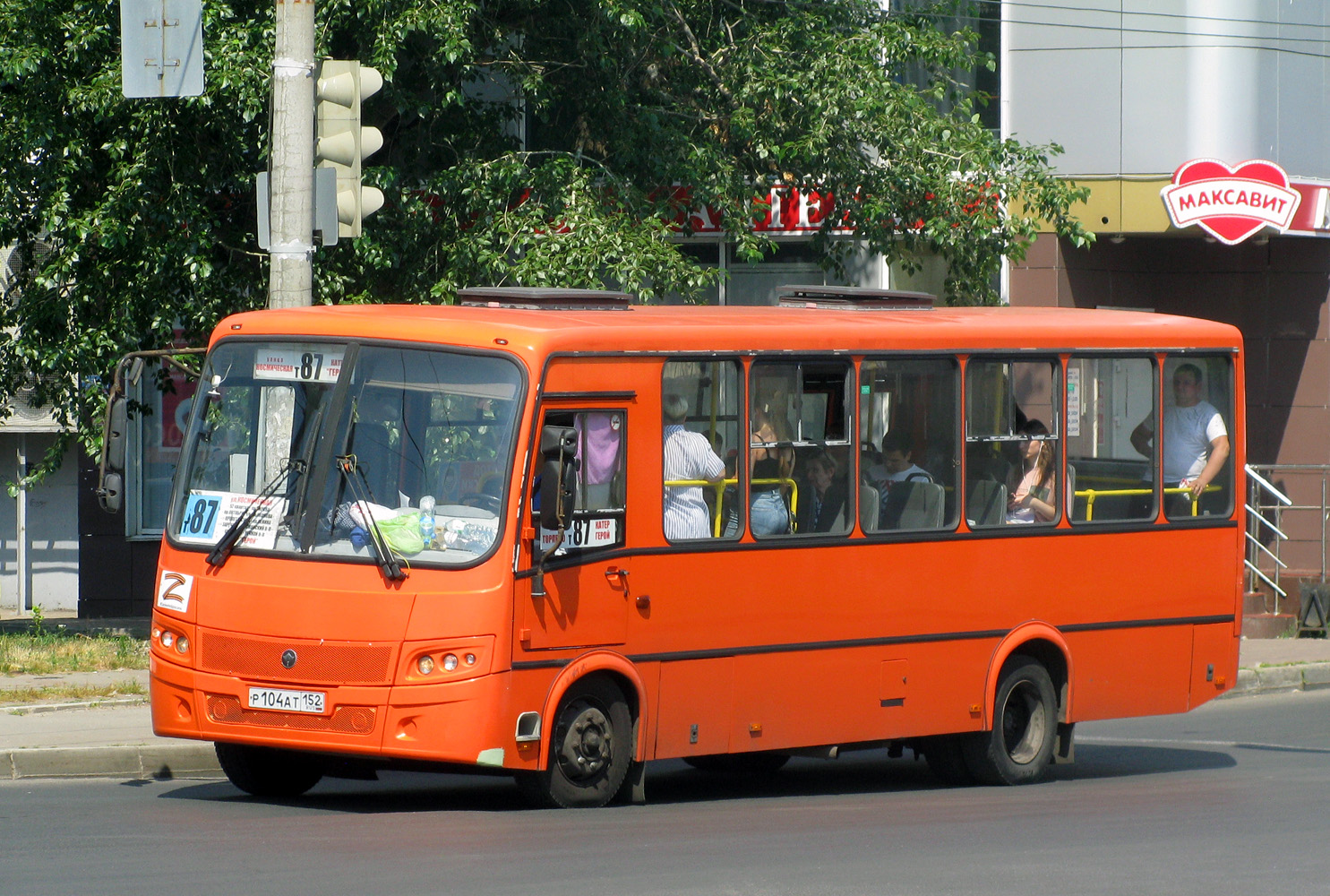 Ніжагародская вобласць, ПАЗ-320414-05 "Вектор" № Р 104 АТ 152